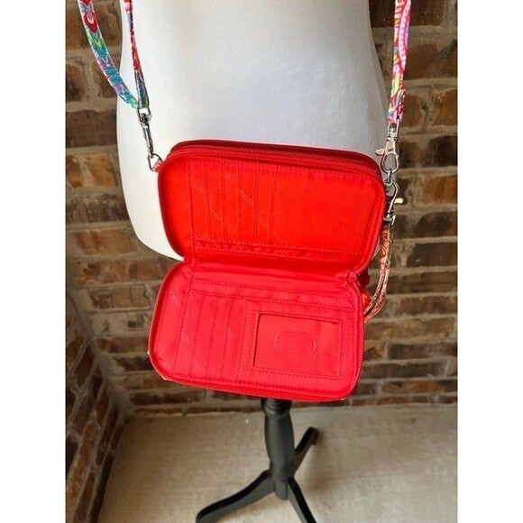 Vera Bradley Retired Print 2016 Paisley in Paradise  Crossbody wristlet - Picture 7 of 13